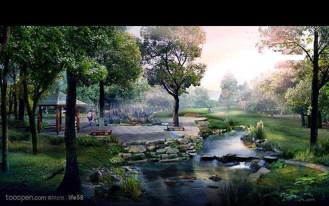 商業(yè)地產(chǎn)園林景觀設(shè)計效果圖PSD模板 提升項目視覺表現(xiàn)力的關(guān)鍵工具